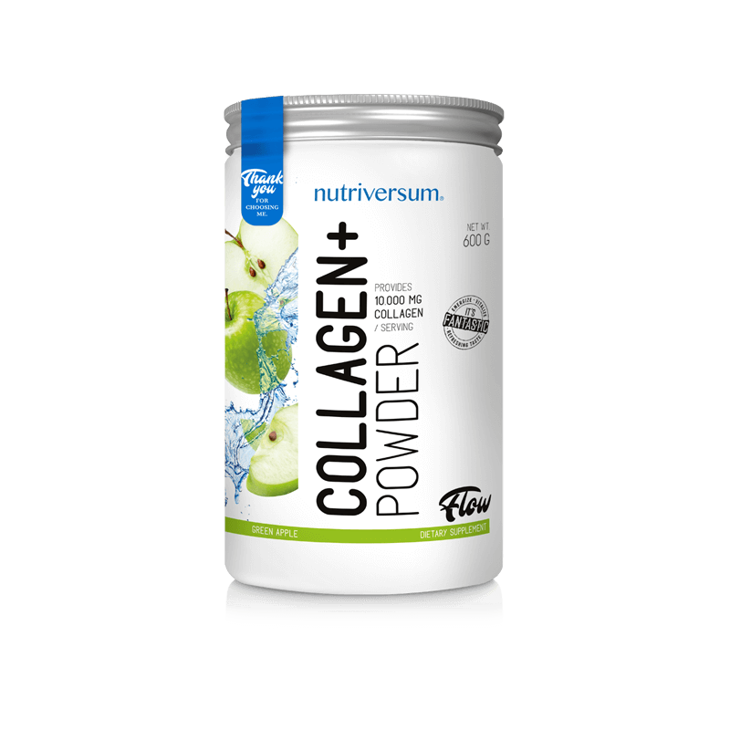 Nutriversum - Collagen+ zöldalmás ízű kollagén por 600 g