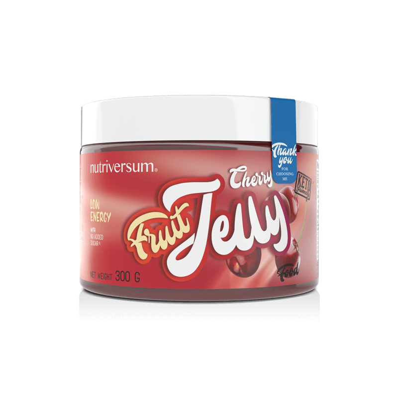 Nutriversum - Fruit Jelly - Lekvár - Meggy ízű - 300 g
