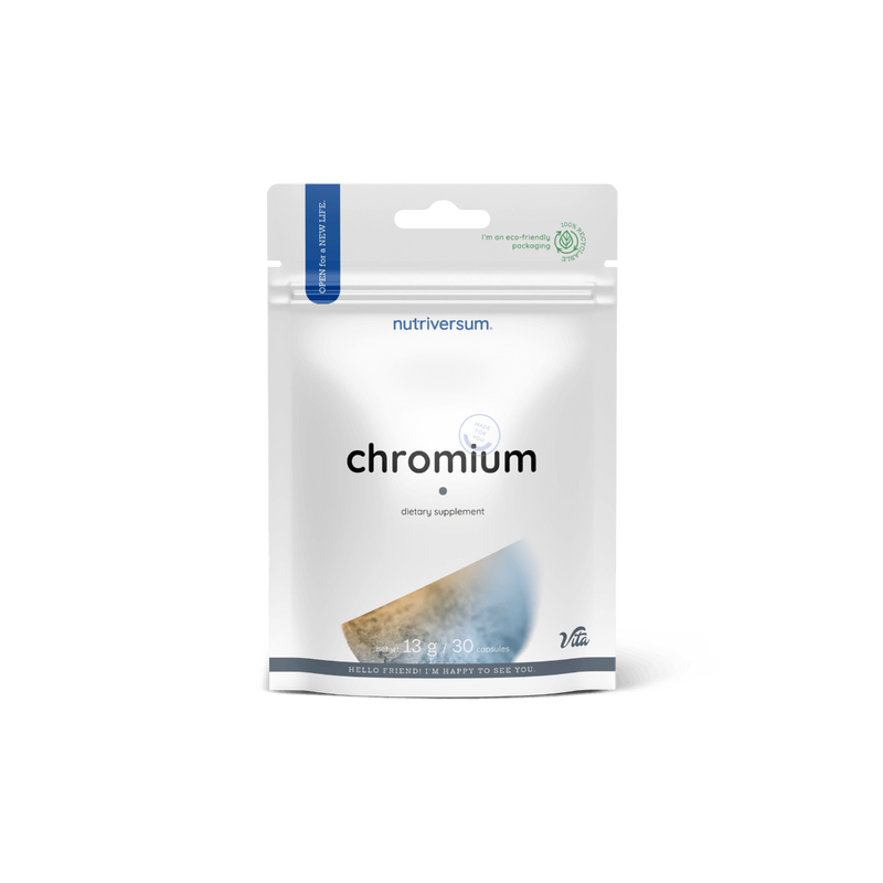 Nutriversum Chromium - Króm tabletta - 30 tabletta