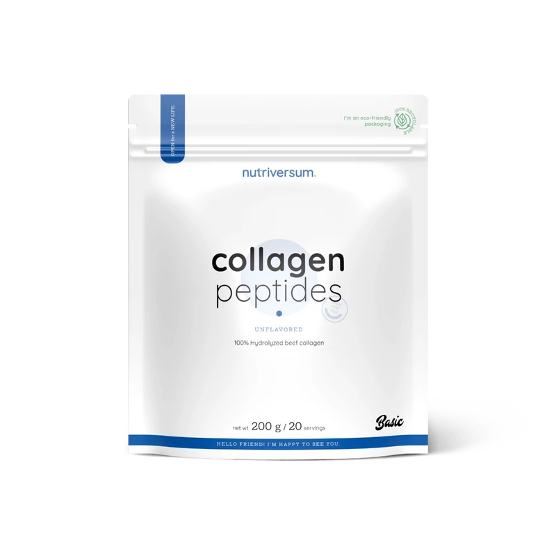 Nutriversum - Collagen Peptides - Marhakollagén peptid por - 200 g