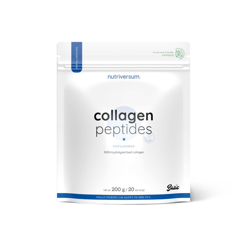 Nutriversum - Collagen Peptides - Marhakollagén peptid por - 200 g