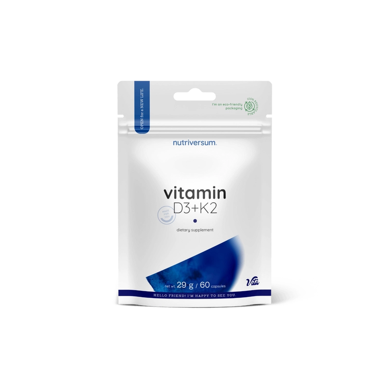 Nutriversum - Vitamin D3 + K2 - 60 kapszula
