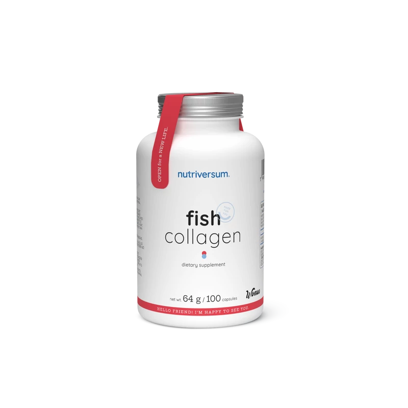 Nutriversum - Fish Collagen - Hal kollagén - 100 kapszula