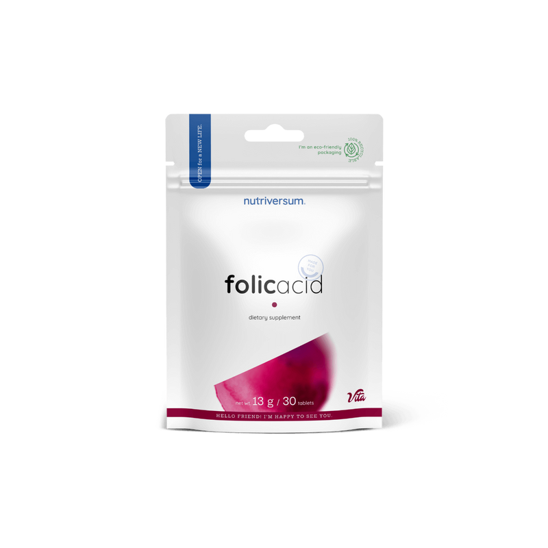 Nutriversum - Folic Acid - Folsav - 30 tabletta