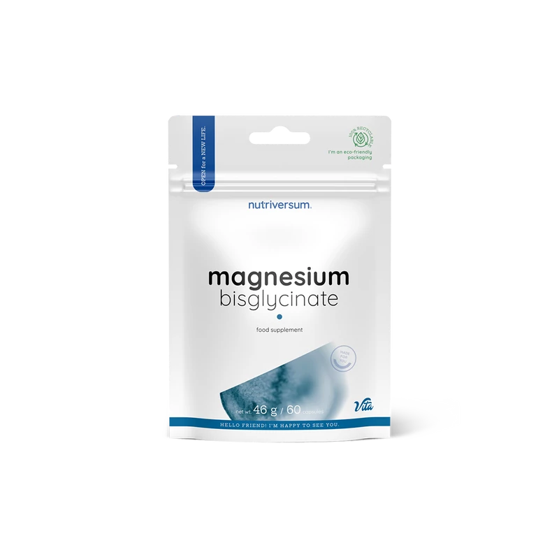 Nutriversum - Magnesium bisglycinate - magnézium-biszglicinát - 60 db