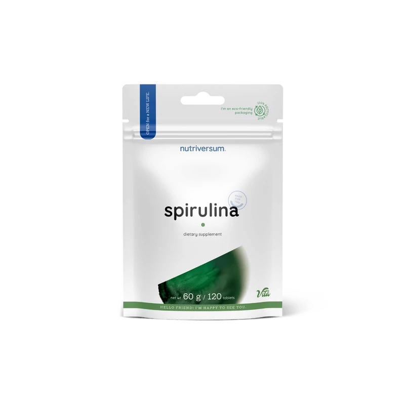 Nutriversum - Spirulina - 120 tabletta