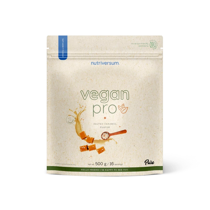 Nutriversum - Vegan Protein - Vegán Fehérje - Sós karamella - 500g