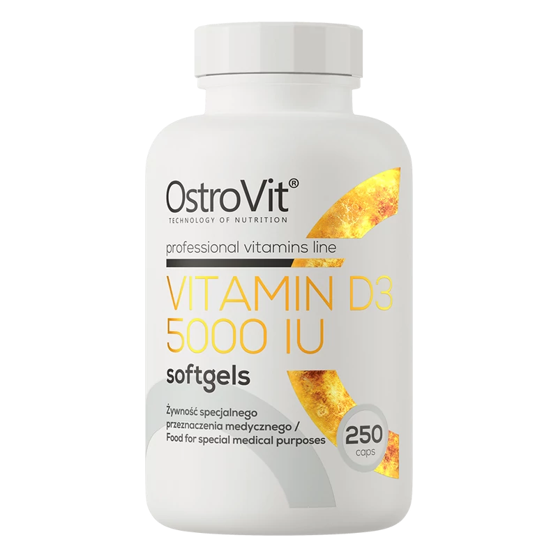 OstroVit D3-Vitamin 5000 IU - 250 lágyzelatin kapszula