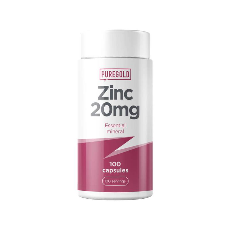 Pure Gold - Zinc - Cink 20mg - 100 tabletta