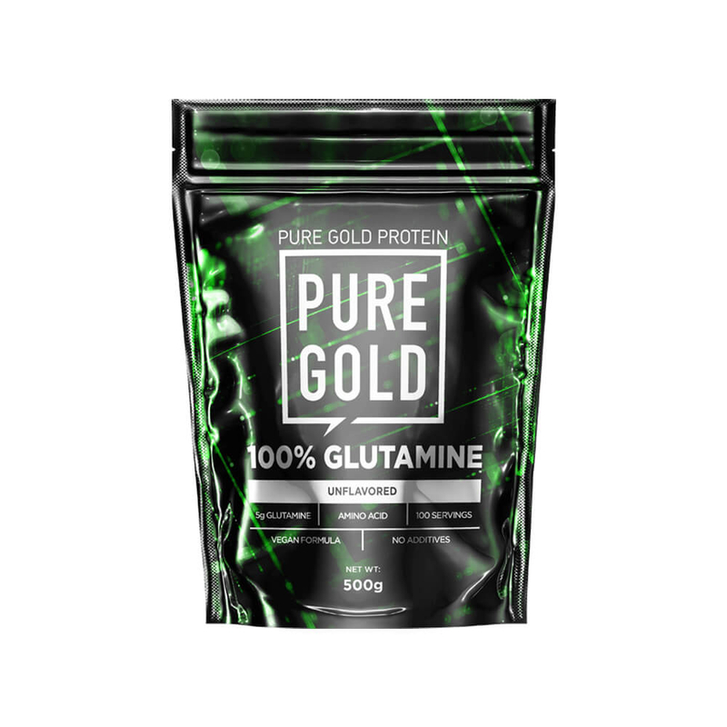 Pure Gold - 100% L-Glutamine - Ízesítetlen - 500g