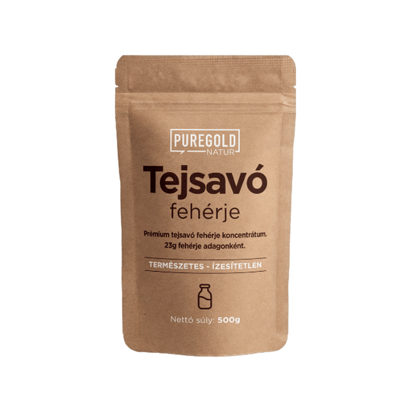 Pure Gold - Ízesítetlen tejsavó fehérje koncentrátum - 500g