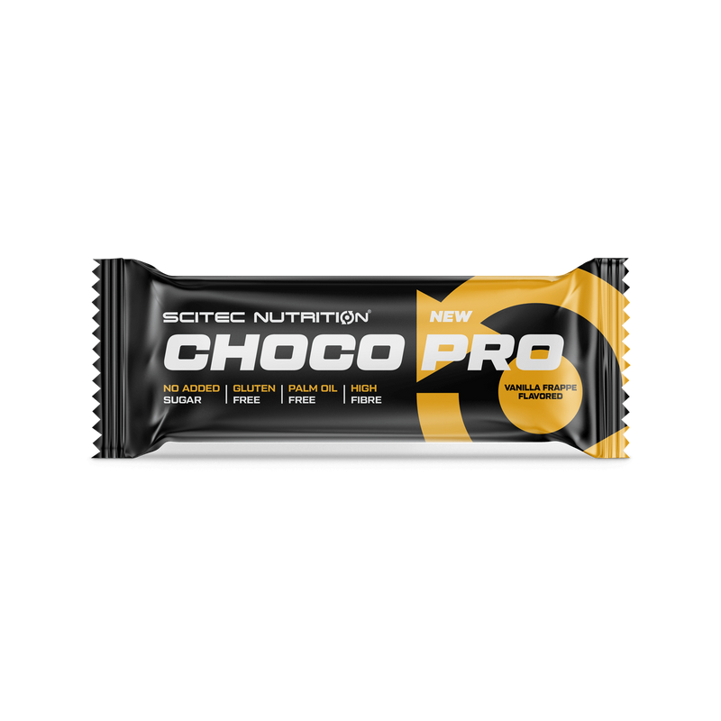 Scitec - Choco Pro proteinszelet - Vanília-Frappé - 50 g 