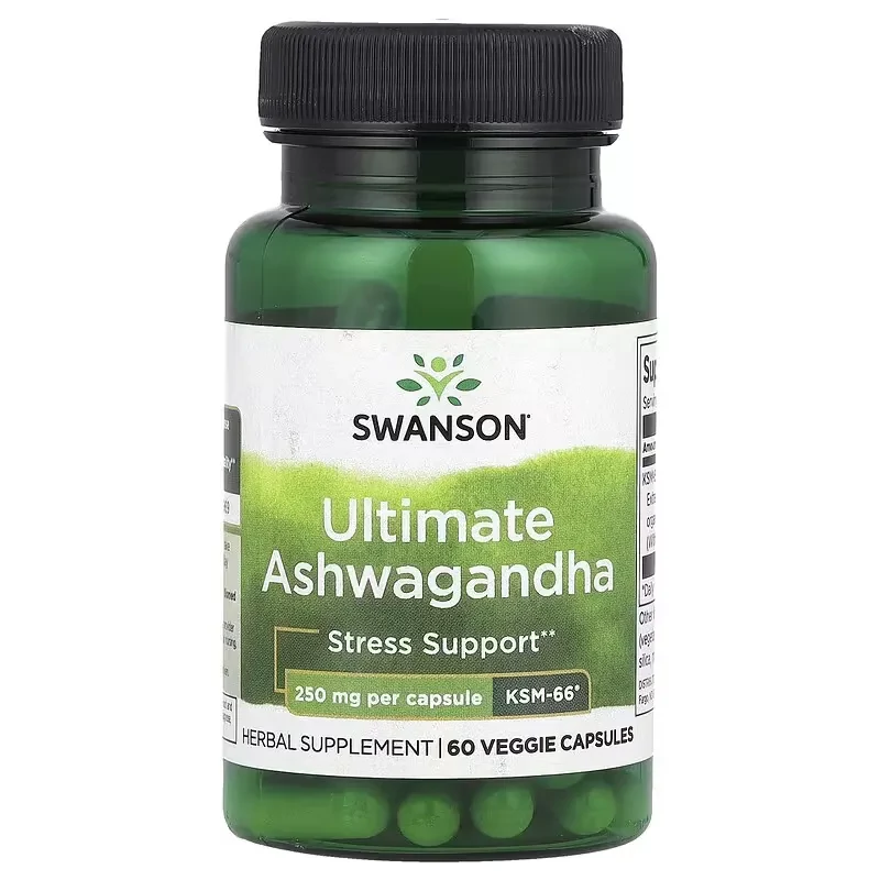 Swanson Ultimate Ashwagandha KSM-66® (250 mg) – 60 vegán apszula